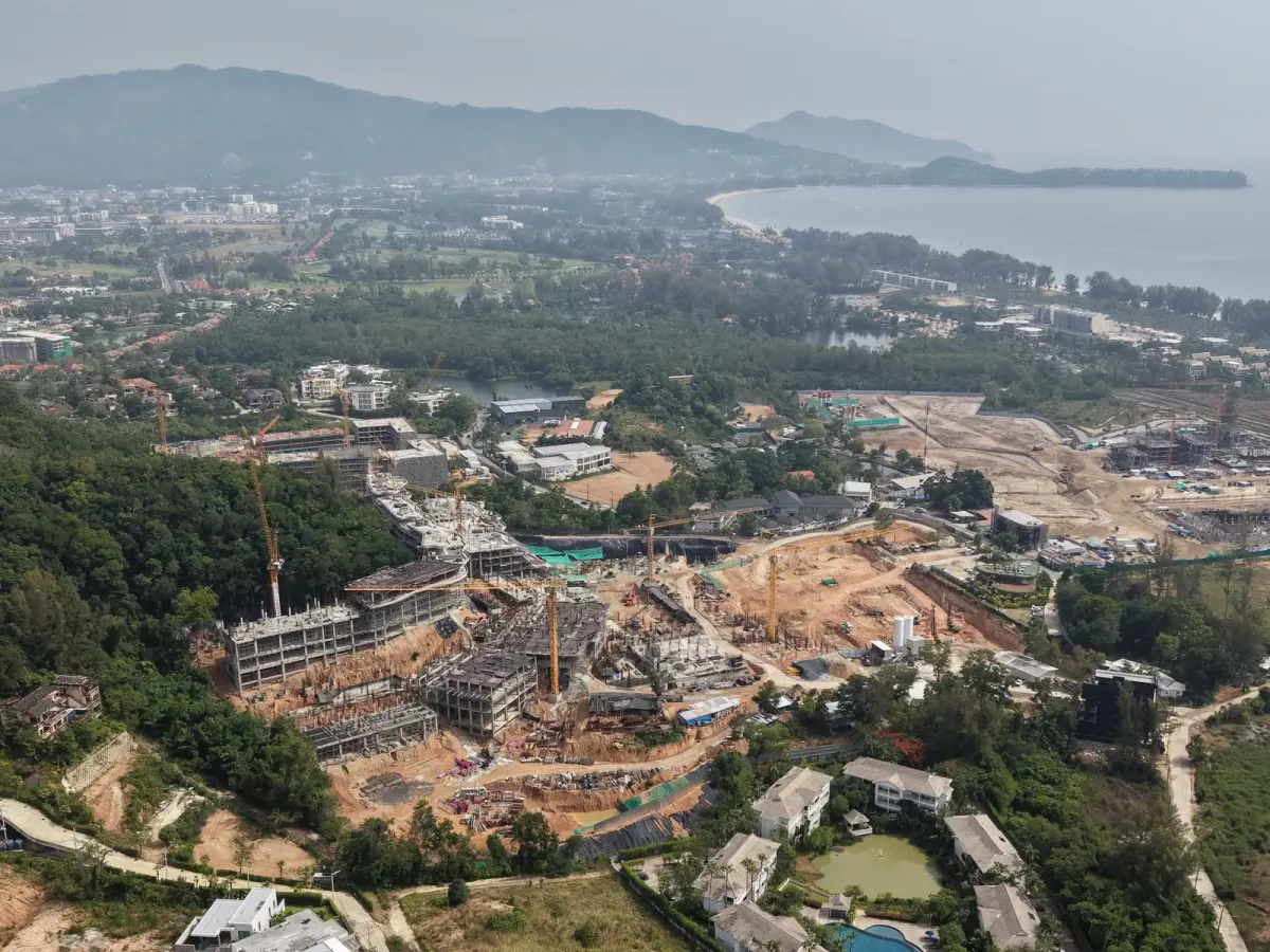 General view of the Layan Verde branded resort residence project near the sea in Phuket, Thailand General view of the Layan Verde branded resort residence project near the sea in Phuket, Thailand