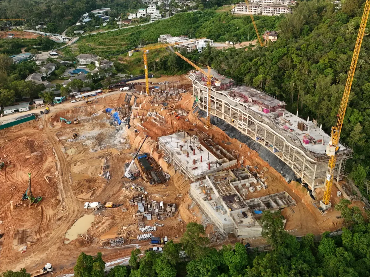 General view of the Layan Verde Phuket resort residence development site General view of the Layan Verde Phuket resort residence development site