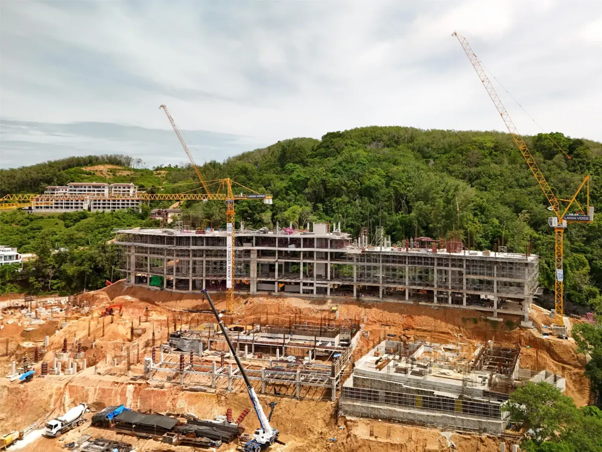 General view of the Layan Verde construction site at the end of October General view of the Layan Verde construction site at the end of October