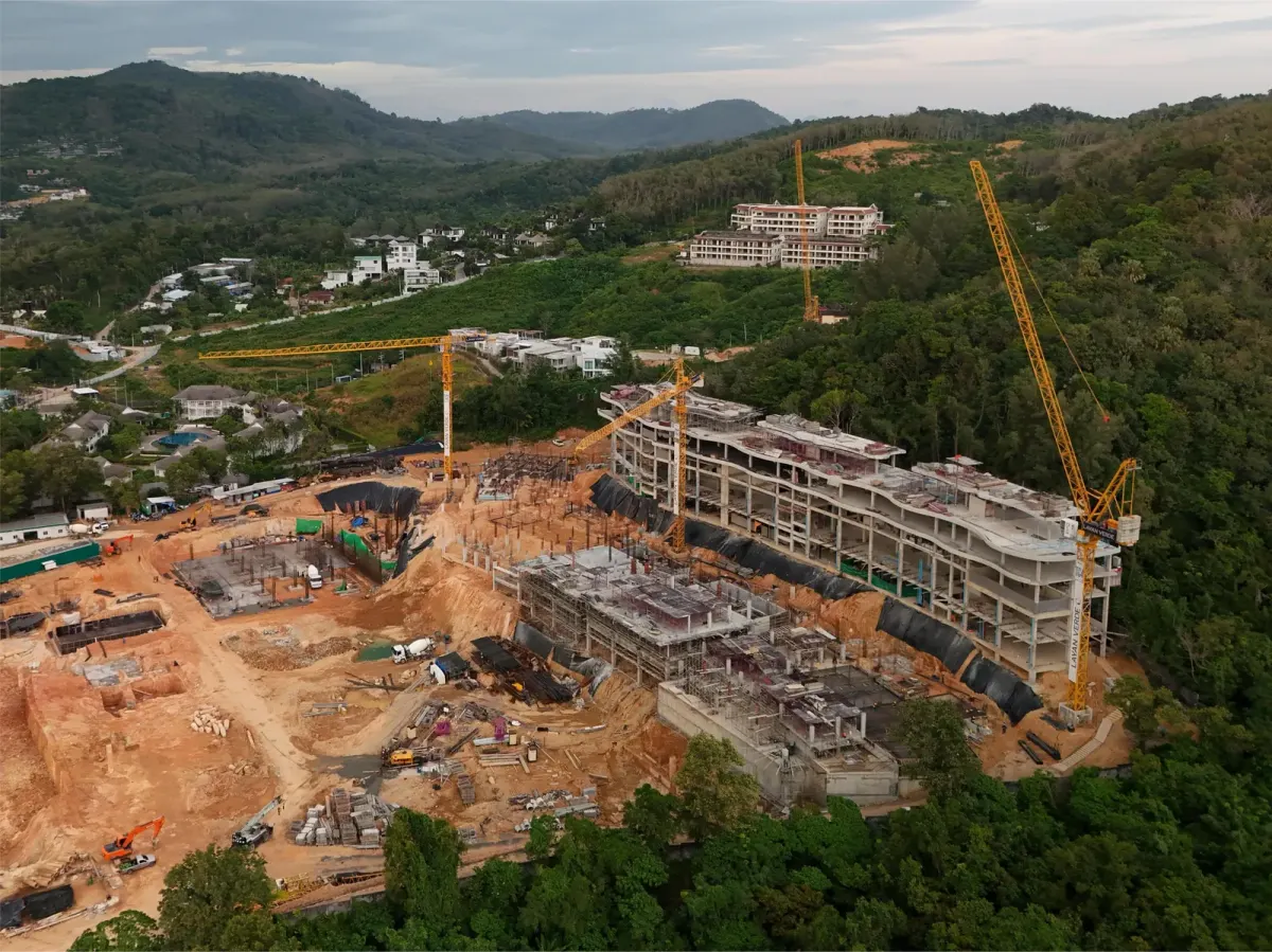 General view of a residential project in Phuket suitable for US families considering a second home General view of a residential project in Phuket suitable for US families considering a second home